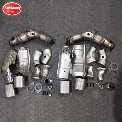 XG-AUTOPARTS Automotive Exhaust System Fit Infiniti FX35 Old Model Exhaust Manifold Catalytic Converter - Exhaust Bend Pipes Flanges Cones