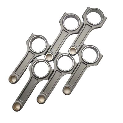 Automotive H-Beam QX-Beam 4340 Titanium Alloy Connecting Rod For BMW E90/91/92/93 N54B3