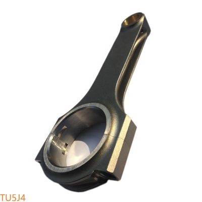Engine crankshaft and connecting rods tu5j4 1. 4 1. 6 8s piston pin forged connecting rod for PSA Peugeot 106 gti p106